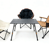 Table pliante de camping SNDN, légère, portable, pour le camping en plein air, table et chaises pliantes pour le camping