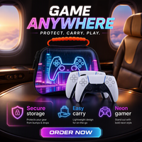 Étui rigide en EVA personnalisé avec logo, compatible avec la console de jeu portable, sac de transport antichoc, étanche, portable en EVA