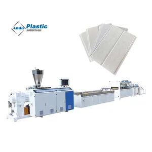 Interior decoration 3d WPC PVC Wood Plastic ceiling Board Panel Making Machine Production line