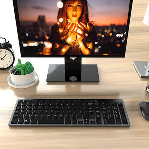 Super Thin Clavier 2.4ghz Wireless 102 Keys Rose bluetooth <b>Keyboard</b> - Product Image 3