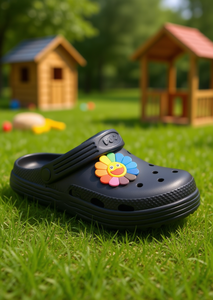 Sandali Zoccoli per Bambini Taglia 23 con Spille Animate Punta Rotonda Tomaia in EVA per l'Estate - Product Image 2