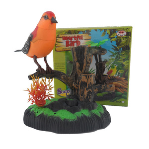 2024 mới và độc đáo cảm ứng bằng giọng nói kiểm soát chim mô phỏng birdcage trẻ em của món quà bằng giọng nói kiểm soát Mini birdcage - Product Image 2