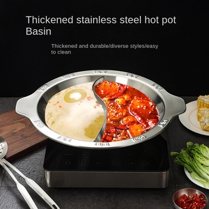 <span class=keywords><strong>Chongqing</strong></span> Commercial coréen Design cuisinière à gaz en acier inoxydable Yuanyang <span class=keywords><strong>Hot</strong></span> <span class=keywords><strong>Pot</strong></span> cordes parfumées Applicable pour les pots de bouillon de soupe - Product Image 2