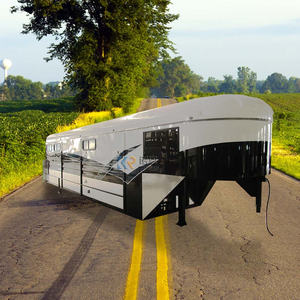 Remorque de transport de chevaux de luxe à col de cygne pour 3 chevaux, avec logement, cuisine, remorque flottante pour chevaux, norme australienne - Product Image 4