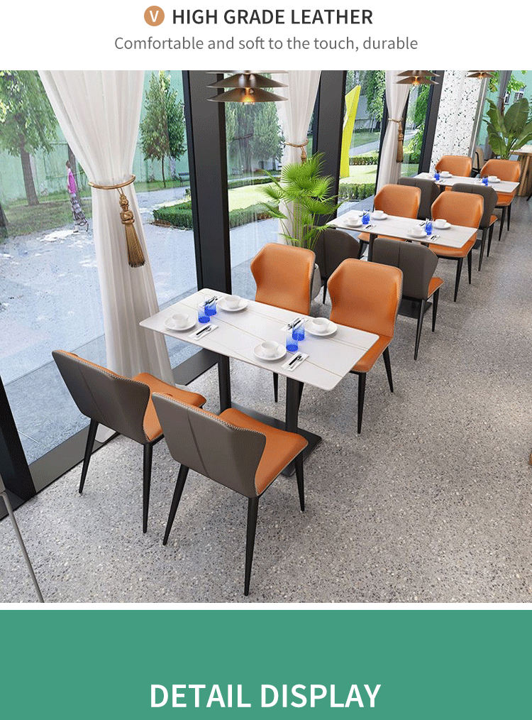 卸売モダンレストラン家具セットカフェファーストフードブース