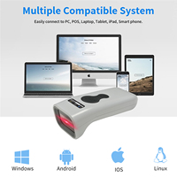 Escáner de Código de Barras Portátil Profesional H-1801D, Lector de Códigos QR para Gestión de Activos, Resistente, para el Mercado Sudamericano, Compatible con Android e IOS