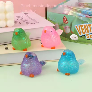 Jouet Squishy Maltose en forme d'oiseau, à remontée lente, anti-stress, modèle Moineau, jouet Fidget populaire pour enfants et adultes - Product Image 1
