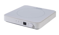 Cuisinière à Induction simple blanche Mini Table cuisinière à Induction électrique Portable de forme carrée