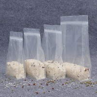 Sachets Doypack Auto-Adhésifs Transparents Personnalisés avec Logo Imprimé en Héliogravure PET/PE, Fermeture Zippée, Anti-Humidité pour Aliments, Lait, Gelée - Vente en Gros