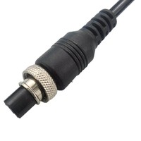 Câble spiralé 5 conducteurs 0,2 mm² avec fiche aviation GX12, fil torsadé 24AWG en PVC, cordon d'alimentation DC 12-24V résistant au froid