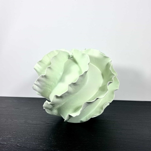 Modern Green Ceramic Flower <b>Vase</b> Antique Chinese Style for Home Decor and Wedding Flower Arrangements Indoor Use - Product Image 2