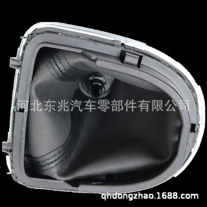 Car Gear <b>Knob</b> Leather <b>Shift</b> <b>Knob</b> Cover For Seat Tiguan DZ01Q18K23 Ergonomic Design - Product Image 4