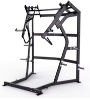 Appareil de musculation professionnel pour exercices de pectoraux et d'épaules, avec fonction de levée latérale à double bras, compatible avec les plaques de poids, type Power Rack