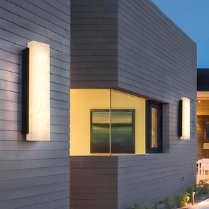 Lampe murale extérieure moderne simple AB, IP65, étanche, en acier inoxydable, bande de <span class=keywords><strong>marbre</strong></span> longue, carrée, jardin, balcon, aluminium, fer - Product Image 5