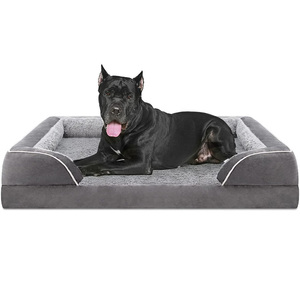 Soft Luxury Compressed Sponge Washable Orthopedic Cushion Cover Pet <strong>Dog</strong> <strong>Bed</strong> - Product Image 1