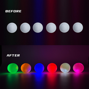 Bền 6 Màu Sắc Tùy Chọn Ánh Sáng LED Golf Quả Bóng Đêm Thể Thao Golf Chơi Bóng Phát Sáng Biểu Tượng Tùy Chỉnh LED Golf Quả Bóng - Product Image 4