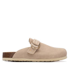 Sabots pour femmes, couleur tortue, taille 38, talon de 2,5 cm, chaussures confortables - Product Image 1