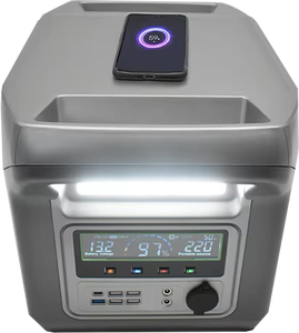 Station d'alimentation portable 1000W avec recharge solaire pour la maison et le camping, générateur à batterie lithium-ion 1000W - Product Image 5