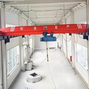 Grue à faisceau unique 10T Pont roulant à poutre unique pour atelier de faible hauteur - Product Image 3