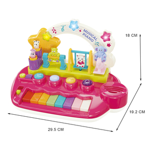 Phim Hoạt Hình Nhảy Múa Động Vật Nhựa Mini Electric Organ Đàn Piano Với Ánh Sáng Đèn Flash & Hiệu Ứng Âm Thanh Đồ Chơi Nhạc Cụ Cho Trẻ Em - Product Image 5