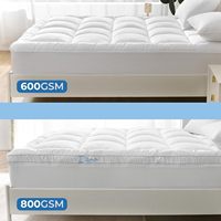 Protège-matelas AOSEN extra épais avec surface en coton pur respirant pour un soutien dorsal optimal