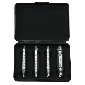 Apextech 2026 - Juego de 4/5/6 piezas de extractor de tornillos de doble cabeza HSS 4341 chapado en titanio para reparación de tornillos rotos, herramienta eléctrica - Product Image 6