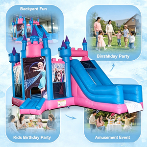 Castillo Inflable de PVC de 0.55mm con Tobogán, Certificado CE EN14960, Casa de Brinco Inflable para Parques Infantiles Comerciales - Product Image 2