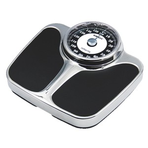 Báscula mecánica para uso doméstico, medición de peso corporal, 160 kg x 1 kg, antideslizante, forma rectangular, para adultos, báscula de baño - Product Image 5