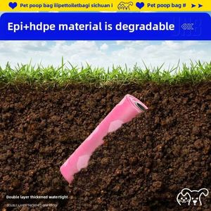 Bolsa para Desechos de Mascotas con Diseño Personalizado, Biodegradable, Compostable, Degradable, Bolsa para Excrementos de Perro, Bolsa para Desechos, Colorida con Corazones - Product Image 5