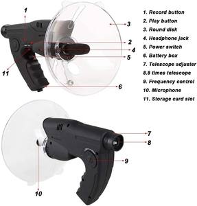 DISPOSITIVO <span class=keywords><strong>DE</strong></span> <span class=keywords><strong>ESCUCHA</strong></span> ORBITOR CON GRABADOR DIGITAL, Micrófono Parabólico, Telescopio Monocular, Auriculares, <span class=keywords><strong>Escucha</strong></span> <span class=keywords><strong>de</strong></span> Largo Alcance - Product Image 6