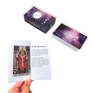 Baraja de Cartas del Tarot Clásica Personalizada con Guía, Color CMYK, Certificación SME, MOQ 100 Sets, Logotipo Disponible - Product Image 1