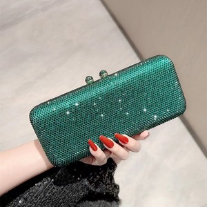 Ladies Luxury Evening <strong>Bags</strong> <strong>Green</strong> Party Purse Women Rhinestone Clutch <strong>Handbags</strong> for Banquet Dinner