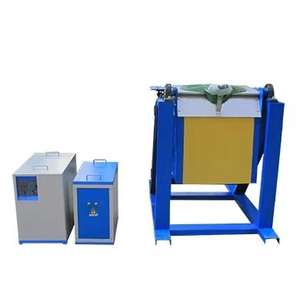 Fourneau de fusion à induction en aluminium de 100 kg, fusion rapide des métaux, pour l'or, l'argent, le cuivre, l'aluminium - Product Image 2