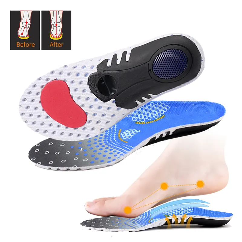 EVA insole Plantar Fasciitis Shoe Pad Arch Support Orthotic Insole with Hole