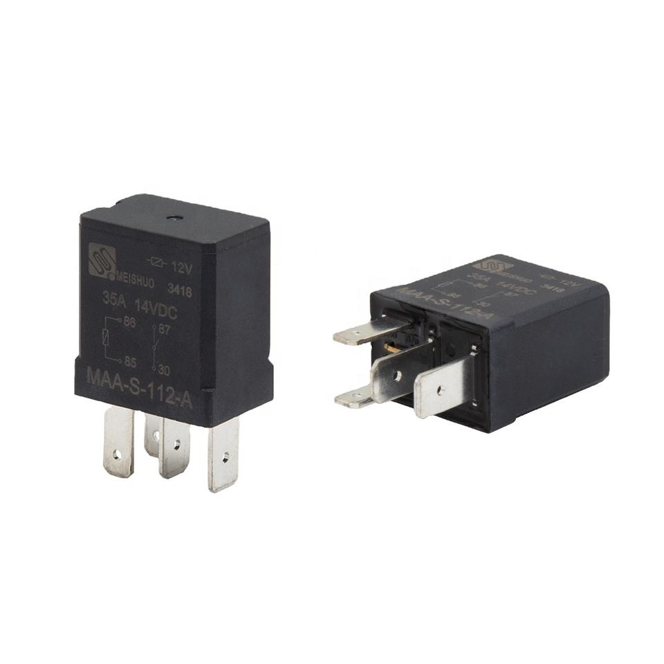 Meishuo MAA-S-112-A 4 Pin Normal Open 12v Relay Mini Automotive Relay