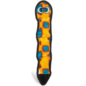 Jouet en peluche souple C044 pour chien, serpent orange couineur, anti-anxiété, anti-ennui, pour la santé mentale, à mâcher – Achetez un jouet pour chien - Product Image 2