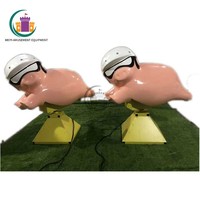 Nouveauté Jeux gonflables de taureau mécanique gonflable bon marché pour enfants et adultes unisexe cochon rose G001