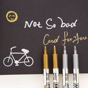 Commerci all'ingrosso <span class=keywords><strong>oro</strong></span> argento inchiostro metallico artigianato penne <span class=keywords><strong>vernice</strong></span> marker - Product Image 2