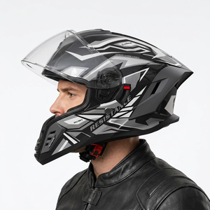 26 Nouveaux Casques de <span class=keywords><strong>Moto</strong></span> Universels Quatre Saisons en ABS pour Hommes et Femmes, Style Track, Cool et Élégants, Vente Chaude - Product Image 6