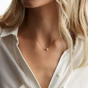 Eulated ANCO-collar de perlas de imitación para mujer, accesorio de encaje de perlas de imitación, para mujeres