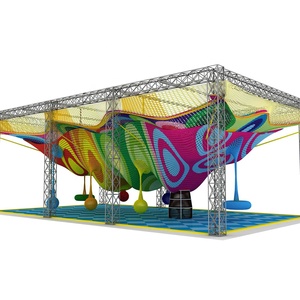 Dây Thừng Net Chơi Trẻ Em Cầu Vồng Kim Tự Tháp Leo Trèo Các Trò Chơi Phiêu Lưu Sân Chơi Túi Đan Nhà Máy Pe Pp Cây Crochet Lưới Đúc - Product Image 5