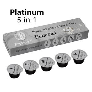 <span class=keywords><strong>Platinum</strong></span> Deluxe Spa Pedicure Kit 5 en 1 Ultimate Luxury Foot Skin Care System Set Para tacones agrietados Piel seca 5 Step Foot Spa Kit - Product Image 2