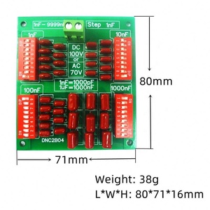 DNC3D05 ตัวดีบักเกอร์พัฒนาพลังงาน DC-DC 1uF ถึง 9999uF โมดูลตัวเก็บประจุแบบอิเล็กโทรไลต์ปรับค่าได้แบบตั้งโปรแกรมได้ Step-1uF - Product Image 4