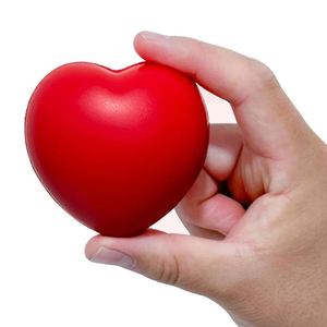 Pelota Antiestrés de Espuma de PU con Forma de Corazón y Logotipo Personalizado, Juguete Suave para Apretar, Ideal para Regalos de Agradecimiento - Product Image 2