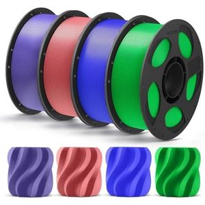 Fabricante de Impresión 3D, Filamento PLA Arcoíris/Seda Arcoíris de 1.75mm y 1kg, Material de Impresión 3D Multicolor para Manualidades, ODM/OEM - Product Image 2