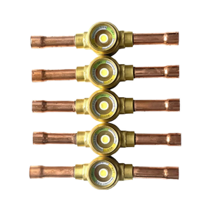 Marca <span class=keywords><strong>DR</strong></span> 3/8X3/8 Válvula de mirilla metálica tipo sudor para refrigeración e intercambio de calor - Product Image 1