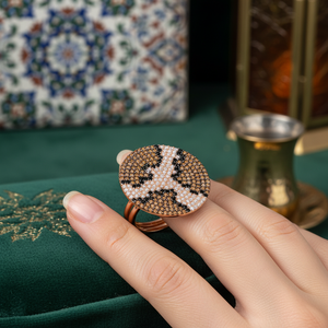 ทรงกลมเสือดาวรูปร่างที่ทันสมัยแหวนตุรกีขายส่ง Handcrafted 925เงินสเตอร์ลิงเครื่องประดับ - Product Image 3