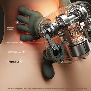Nuovo Massaggiatore Shiatsu 2025 per Schiena e Collo con Calore, Massaggio Profondo e Comodo per la Zona delle Spalle - Product Image 4
