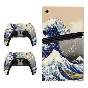 Pour PS5 Pro Skin - le décalcomanie artistique « Grande Vague », film protecteur ultra-fin - Product Image 2