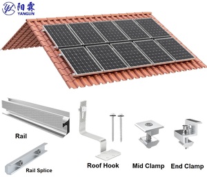 Tùy chỉnh PV Bảng điều khiển cài đặt năng lượng mặt trời mái năng lượng mặt trời bảng điều khiển gắn khung Hệ thống kệ - Product Image 6